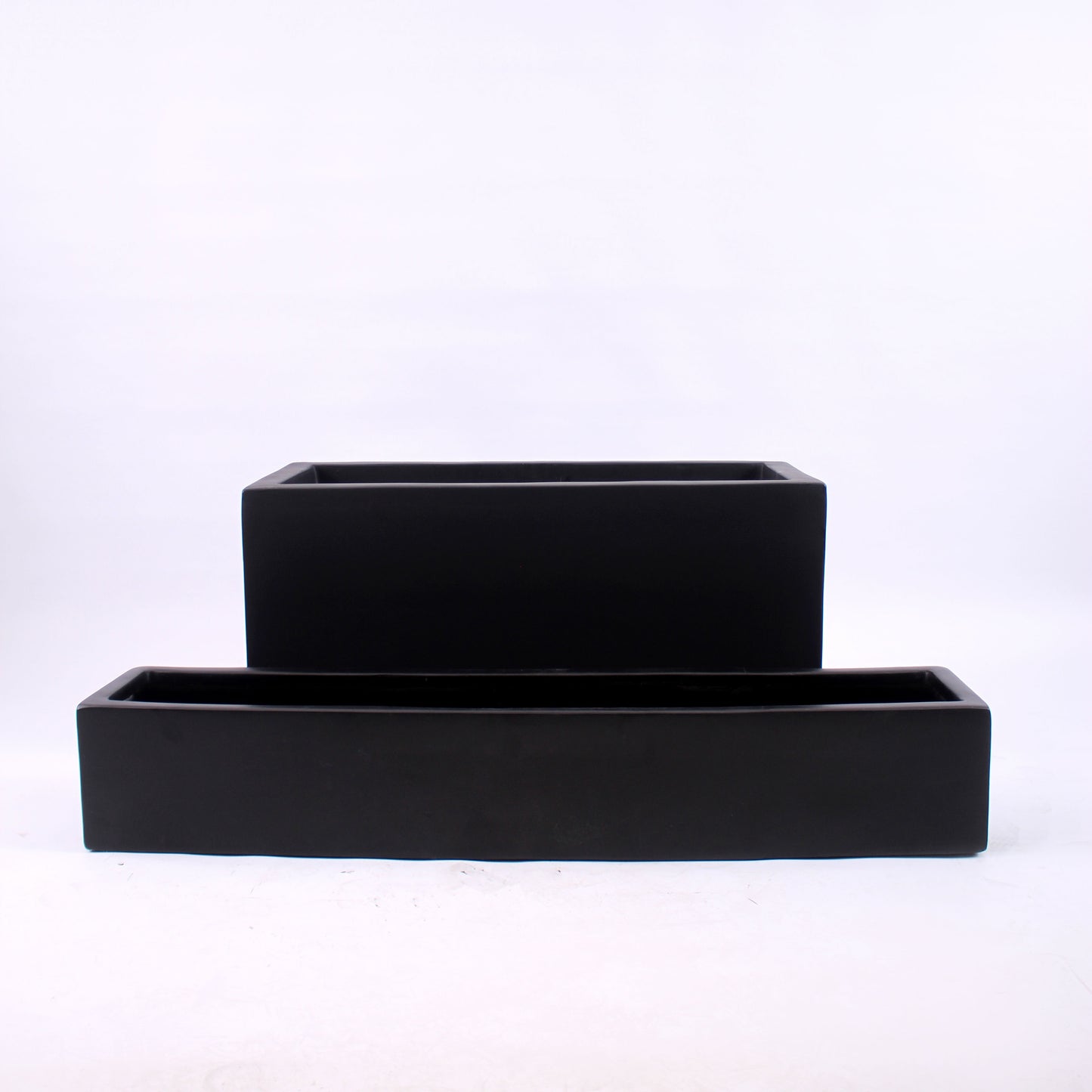 150cm Long Trough Planter – Extra-Wide Fiberglass Pot for Fencing & Landscape Design