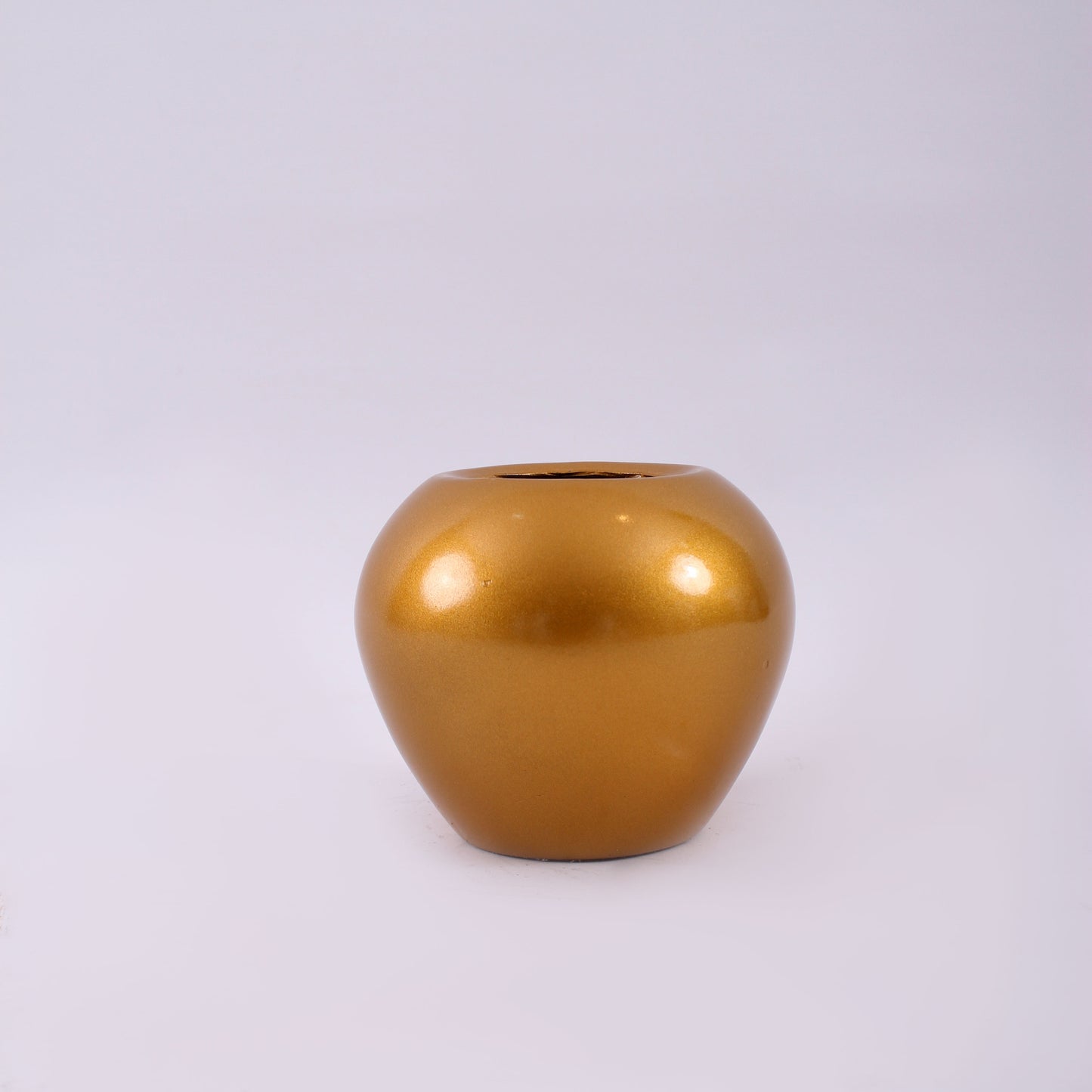 Apple Planter (Small) – Mini Fiberglass Pot for Cute Indoor Decor & Gifting
