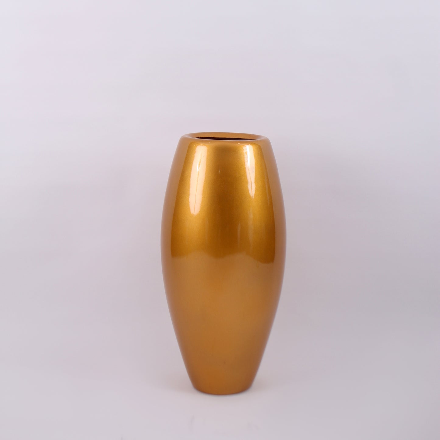 Conga Drum Planter – 73cm Tall Fiberglass Pot with Rhythmic Shape for Artistic Indoor & Outdoor Decor