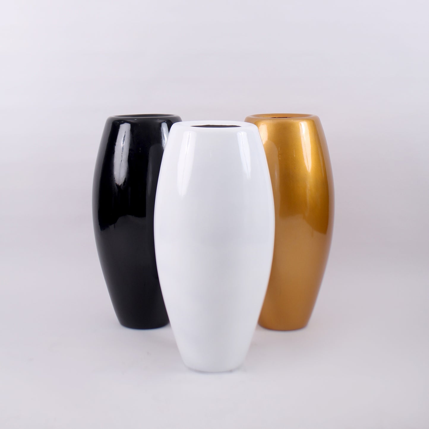 Conga Drum Planter – 73cm Tall Fiberglass Pot with Rhythmic Shape for Artistic Indoor & Outdoor Decor
