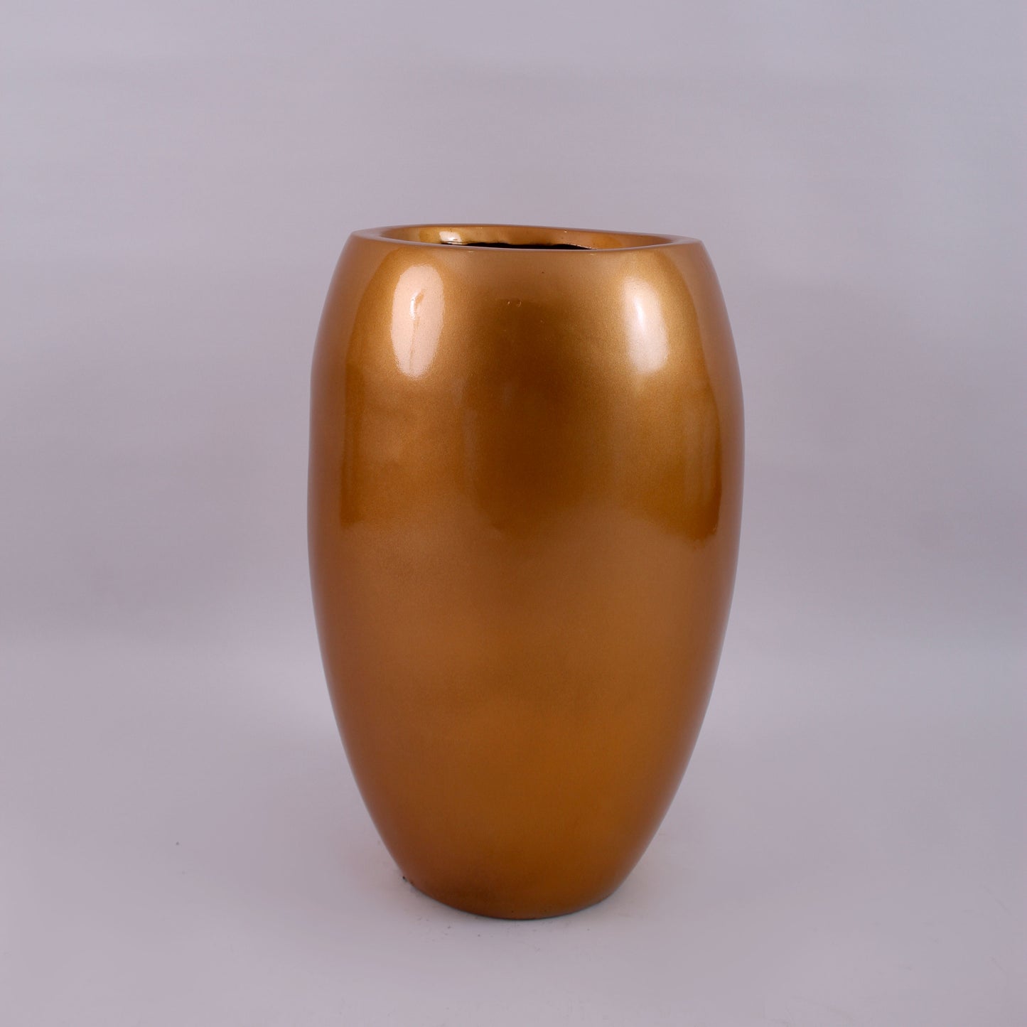 Big Classic Planter – 100cm Tall Fiberglass Pot for Timeless Indoor & Outdoor Elegance