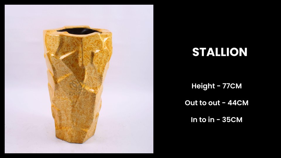 Stallion Planter – Bold Fiberglass Pot for Statement Indoor & Outdoor Spaces